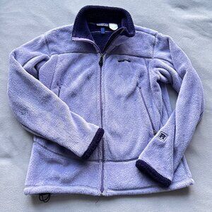 Vintage Patagonia Jacket Womens Medium R4 Style36110 Shag Polartec Purple USA